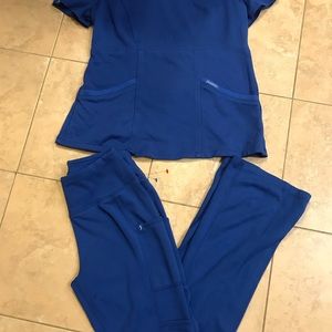 Jaanuu royal blue scrubs